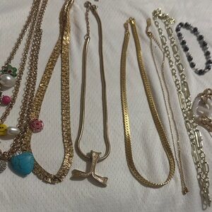 Elegant Gold Necklace Set